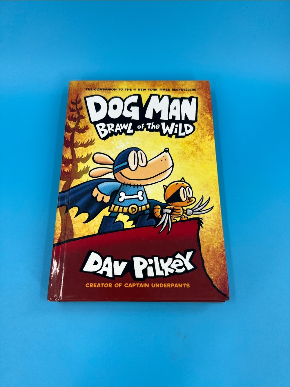 Dog Man Brawl of the Wild Book 6 by Dav Pilkey Hardcover Graphic Novel